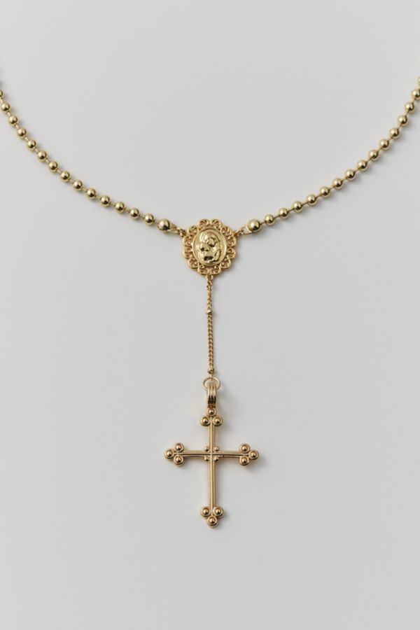 Slide View: 2: Serpenti Apparel The Rosary Necklace