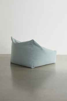 Slide View: 5: Cooper Velvet Bean Bag Chair