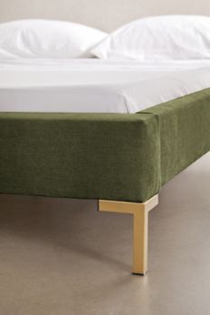 Slide View: 3: Rosalie Crosshatch Weave Platform Bed