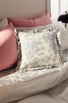 Slide View: 1: Harper Ruffle Throw Pillow