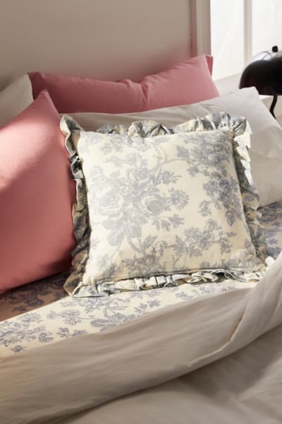 Harper Patterned Ruffle Throw Pillow