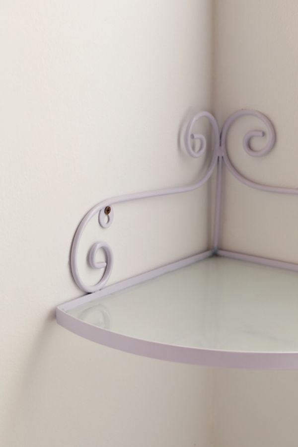 Slide View: 3: Femme Corner Wall Shelf