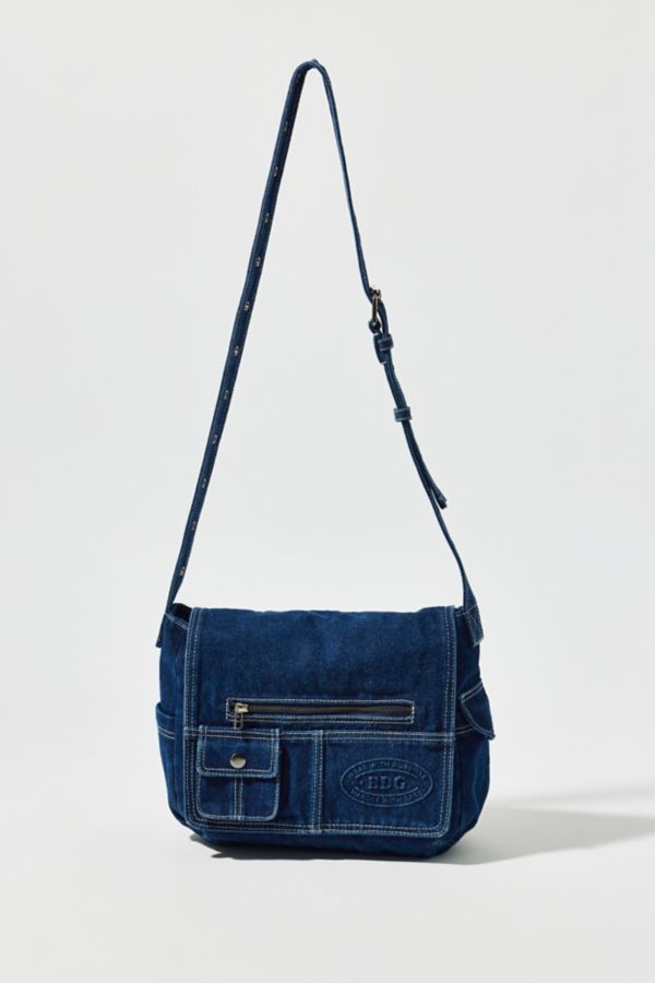 Slide View: 2: BDG Denim Messenger Bag