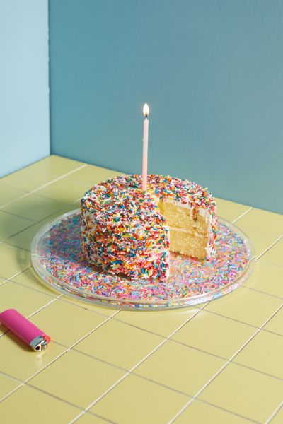 Kailo Chic Sprinkle Cake Serving Tray