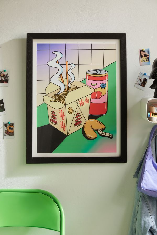 Slide View: 1: Katie Scarlett Takeout Art Print