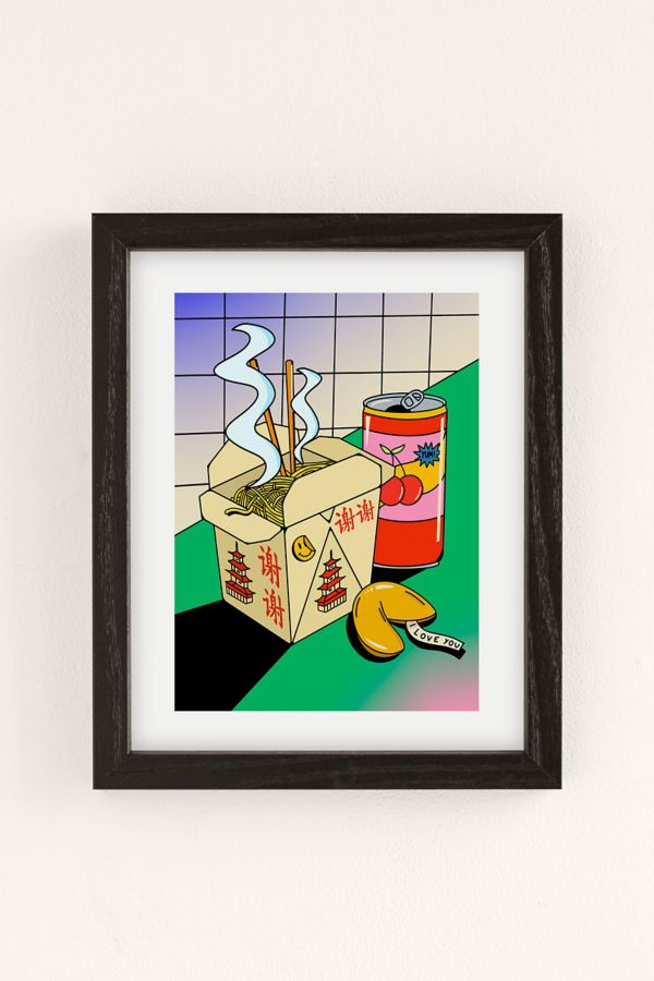 Slide View: 2: Katie Scarlett Takeout Art Print