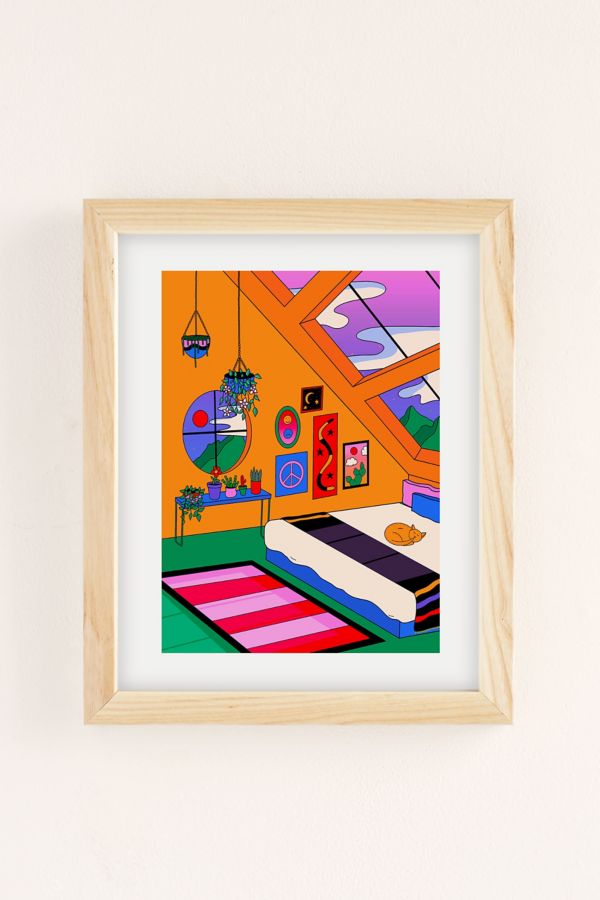 Slide View: 1: Katie Scarlett Snoozin Art Print