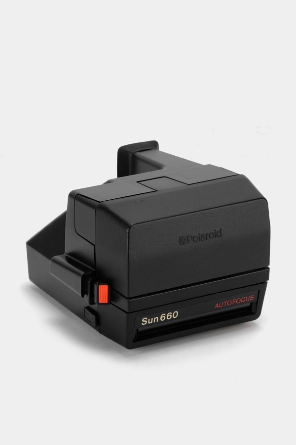 Slide View: 2: Vintage Polaroid Sun 660 Autofocus 600 Instant Camera Refurbished by Retrospekt