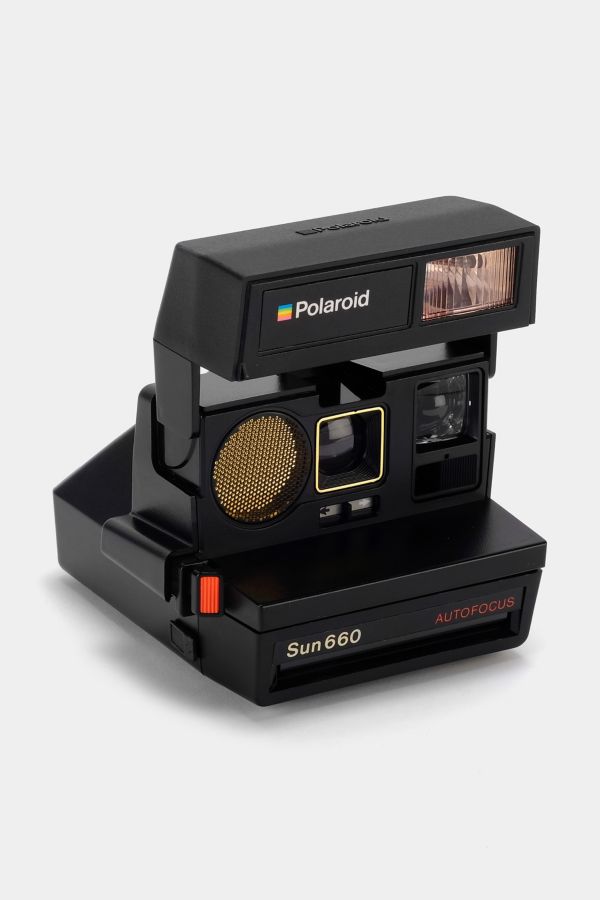 Slide View: 1: Vintage Polaroid Sun 660 Autofocus 600 Instant Camera Refurbished by Retrospekt