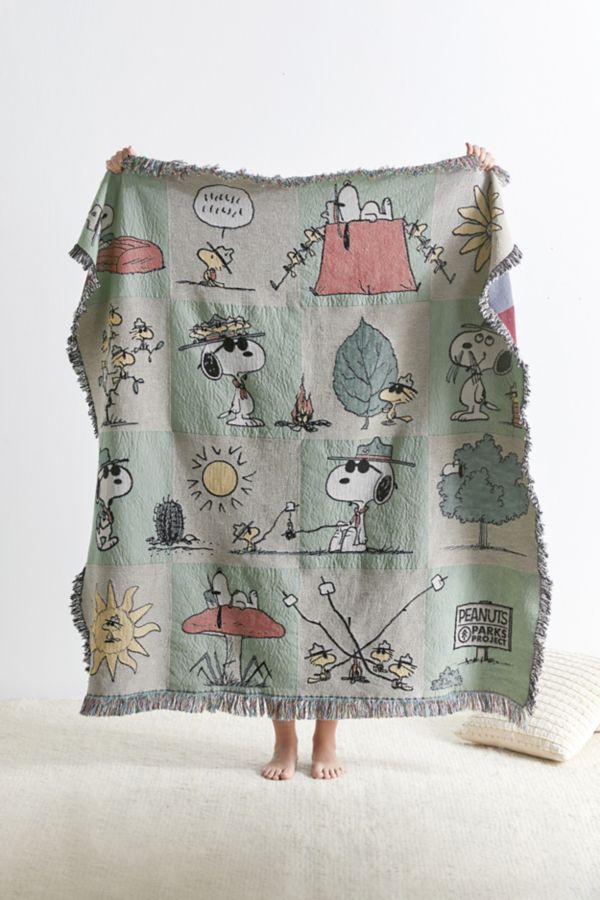 Slide View: 2: Parks Project X Peanuts Throw Blanket