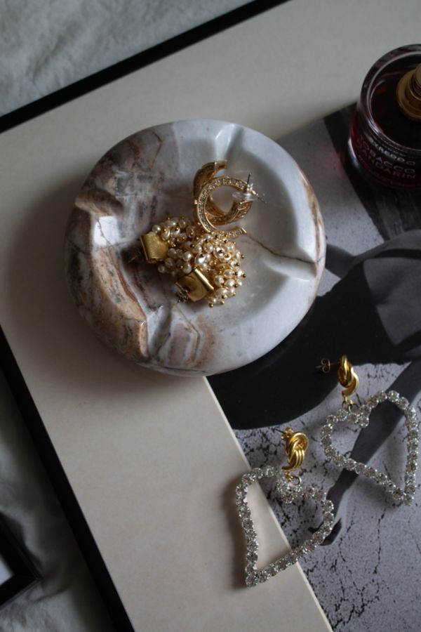 Slide View: 4: The Parmatile Shop X Maison Rogue Rizes Marble Ashtray