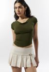 Thumbnail View 2: Silence + Noise Lara Cowl Neck Cropped Top