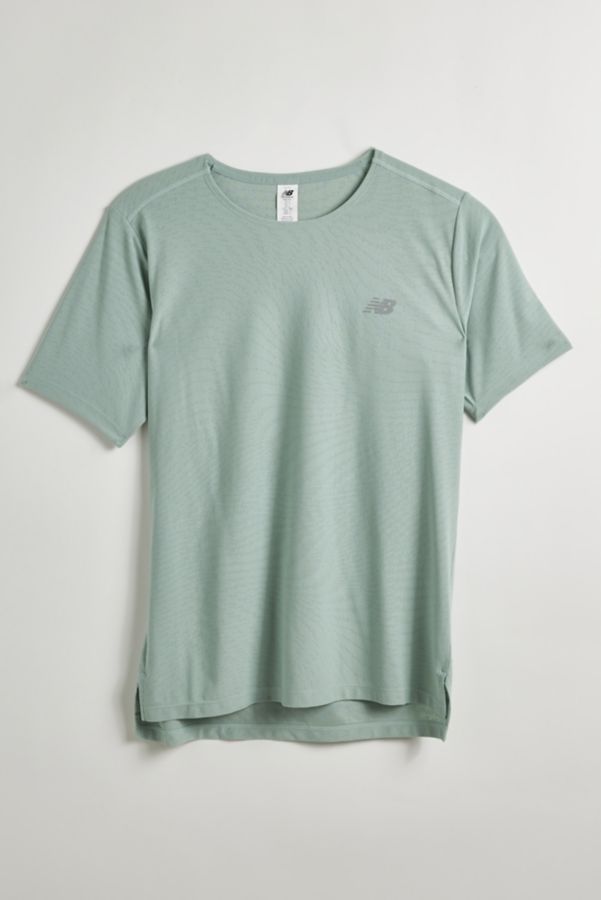 Slide View: 1: New Balance Jacquard Athletic Tee