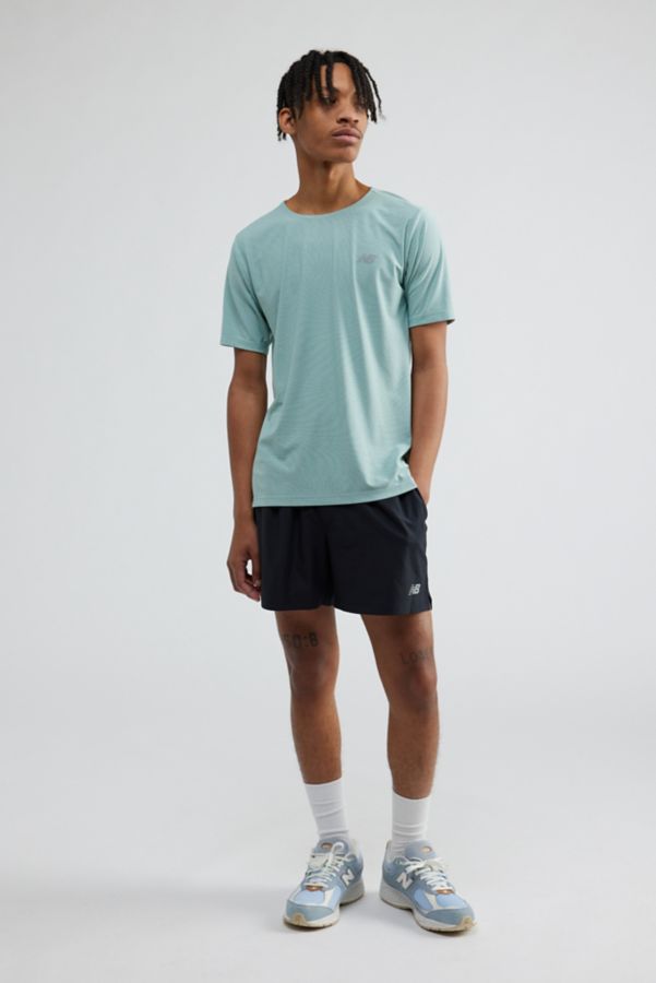 Slide View: 4: New Balance Jacquard Athletic Tee