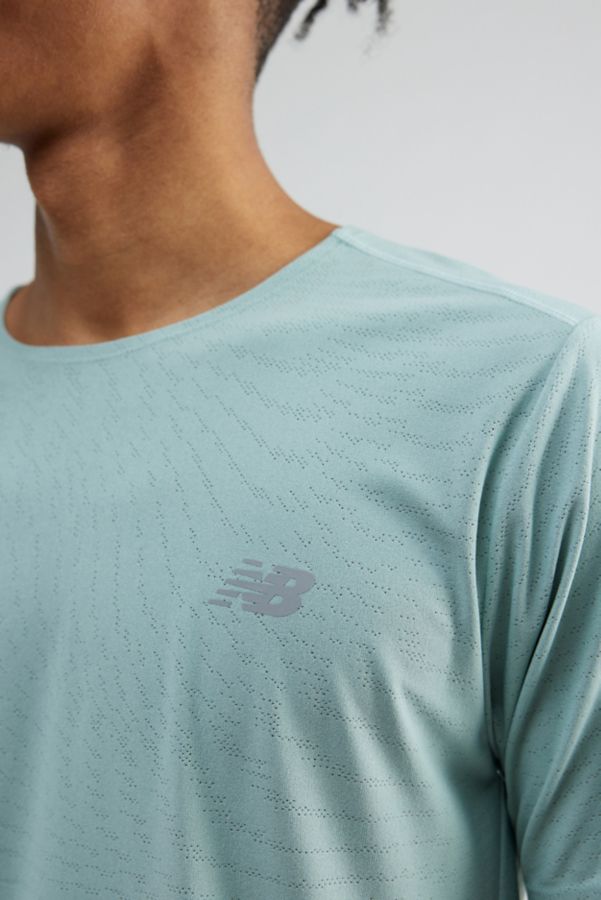 Slide View: 5: New Balance Jacquard Athletic Tee