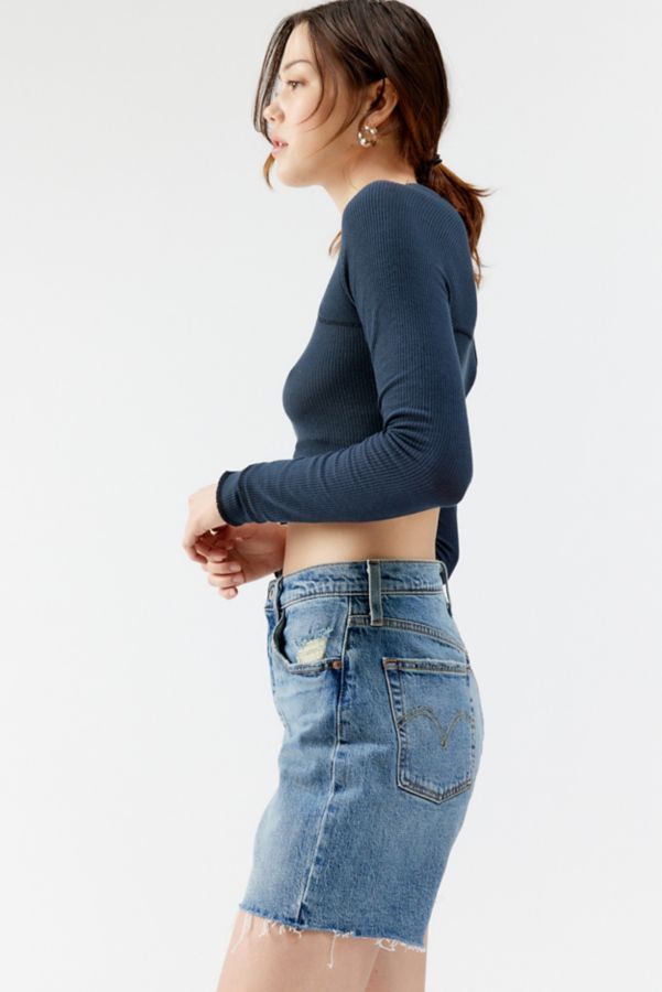 Slide View: 5: Levi's® 501 Mid-Thigh Cutoff Denim Short