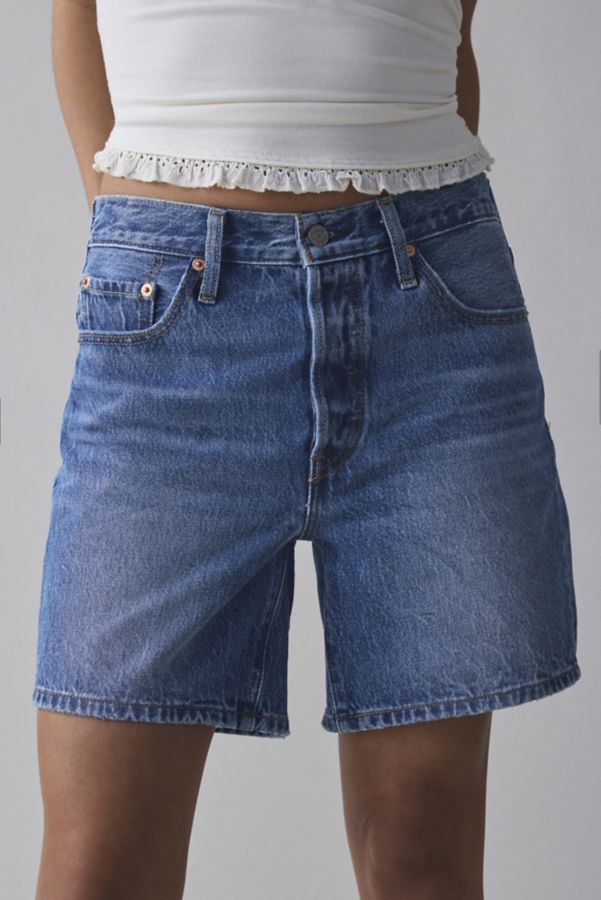 Slide View: 1: Levi's® 501 Mid-Thigh Cutoff Denim Short