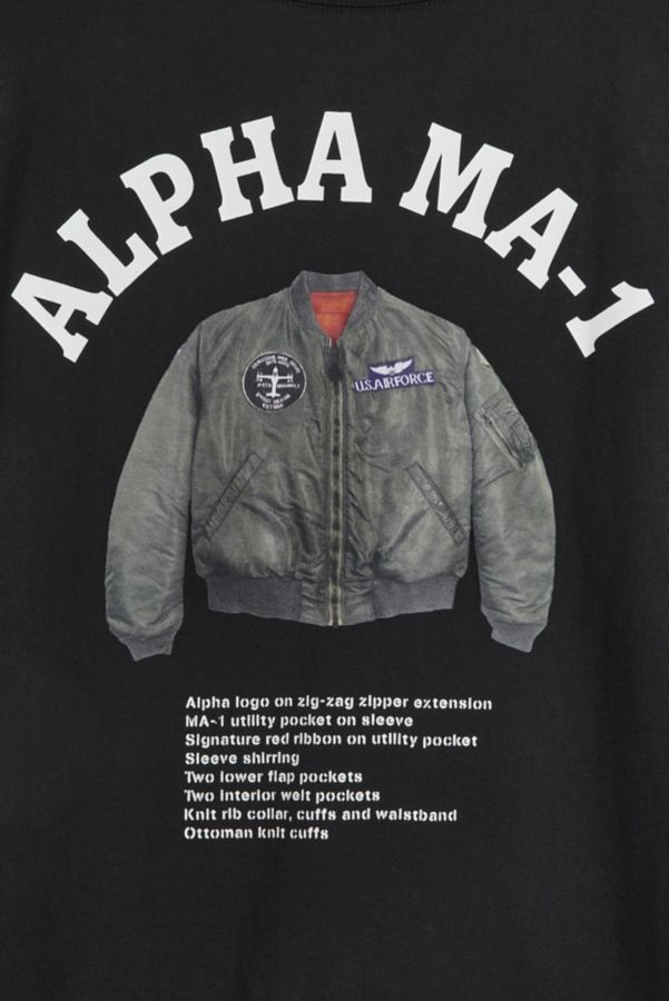 Slide View: 2: Alpha Industries MA-1 Tee