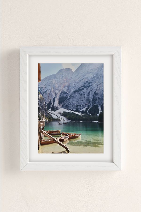 Slide View: 2: Erin Champ Lago Di Braies Art Print