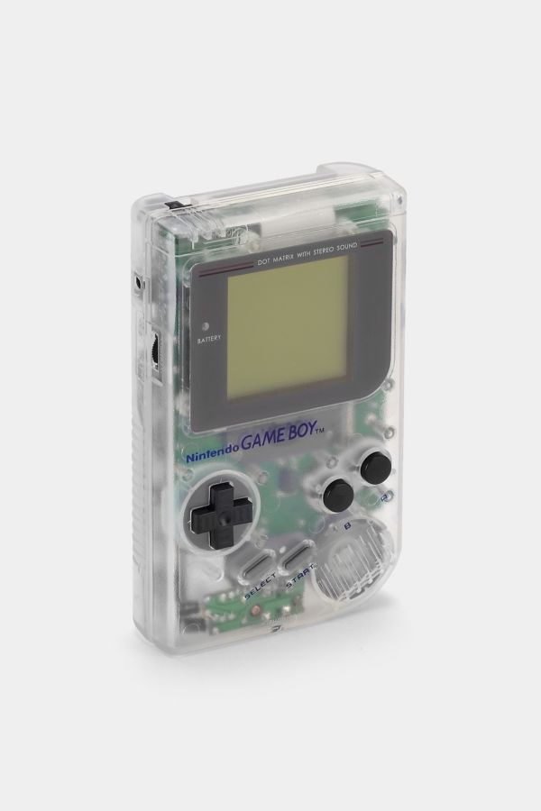 Slide View: 2: Nintendo Game Boy Clear Game Console Refurbished by Retrospekt