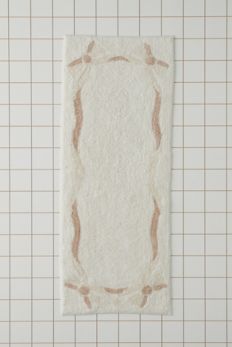 Slide View: 2: Lacey Bows Tufted Bath Mat