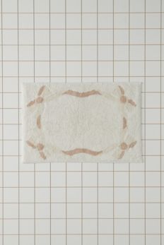 Slide View: 4: Lacey Bows Tufted Bath Mat