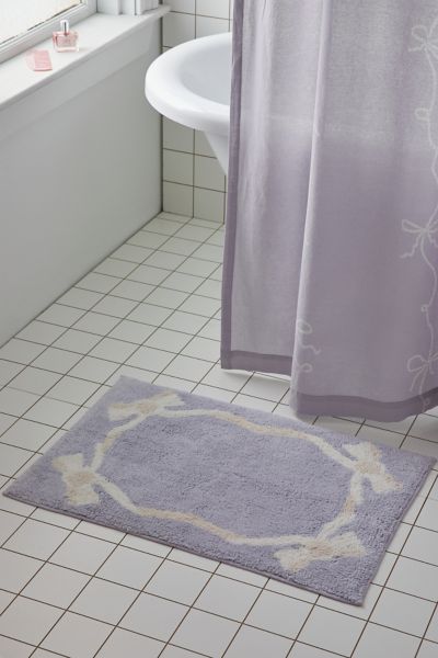 Lacey Bows Bath Mat