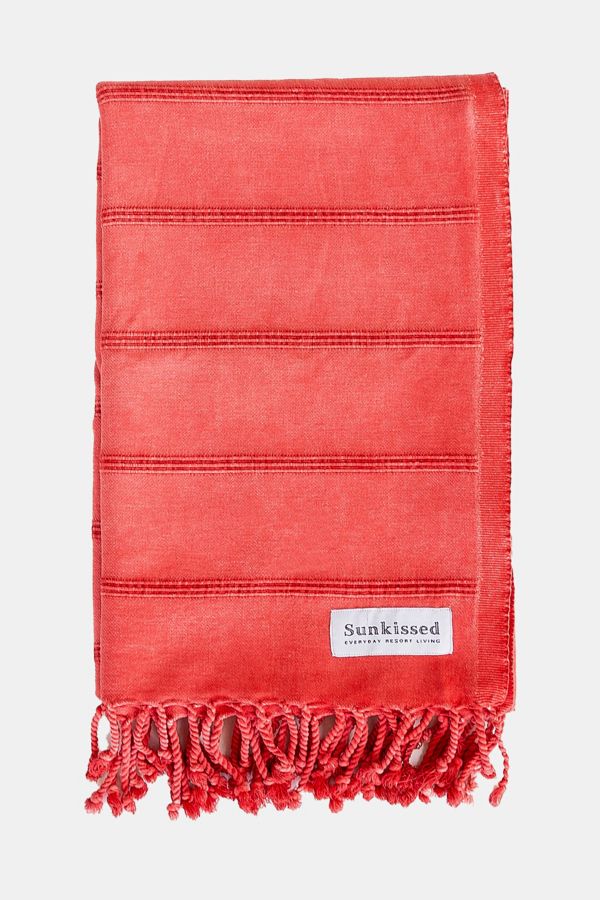 Slide View: 1: Sunkissed Stonewashed Sand Free Beach Towel