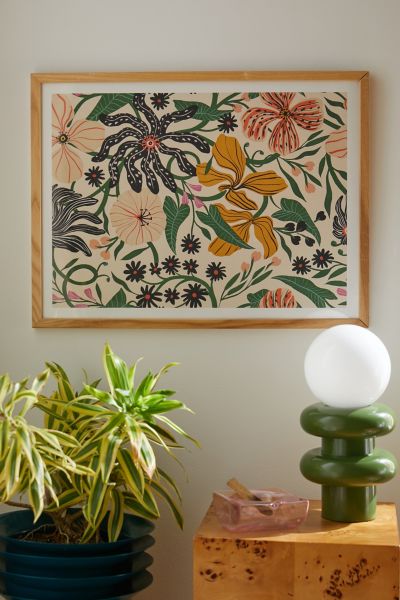 Megan Galante Merrick Floral Crème Art Print