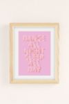 Thumbnail View 2: ShowMeMars Dance All Night Pink Neon Art Print