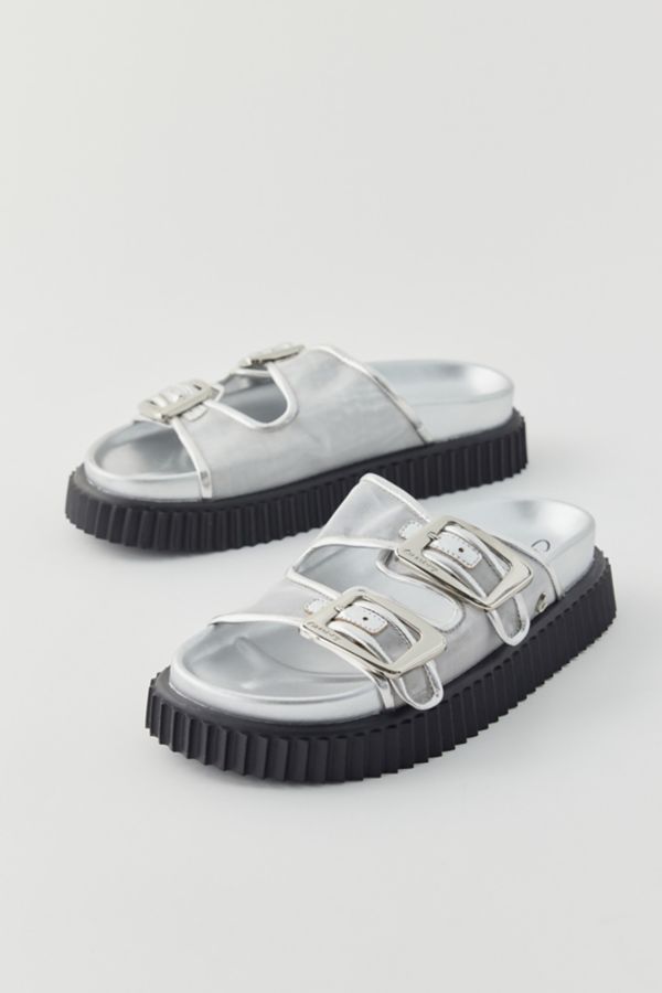 Slide View: 2: Circus NY By Sam Edelman Cris Mesh Platform Slide Sandal