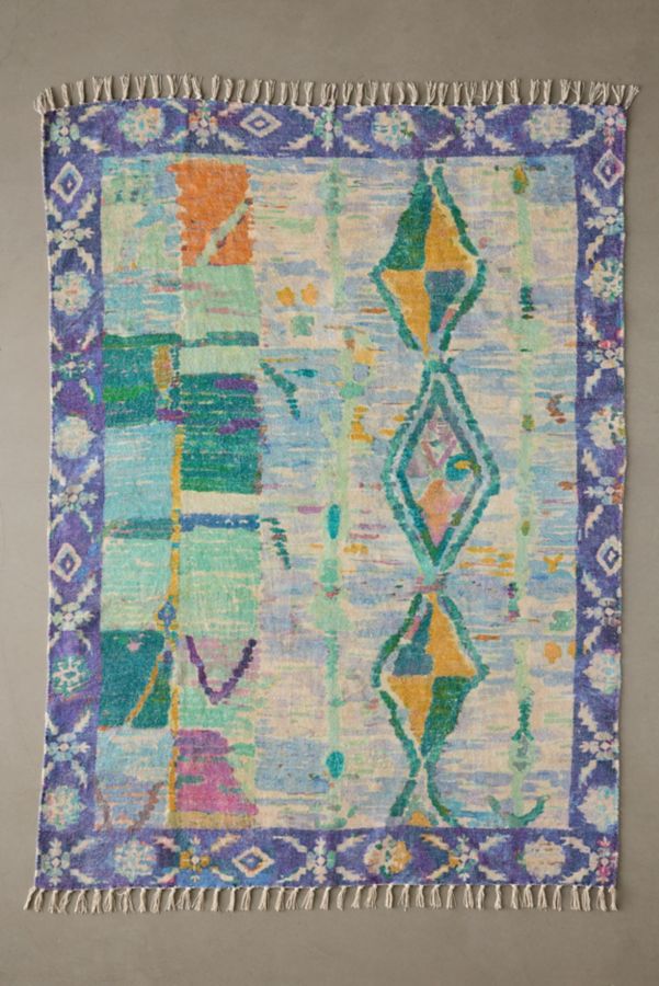 Slide View: 1: Paxi Chenille Printed Rug