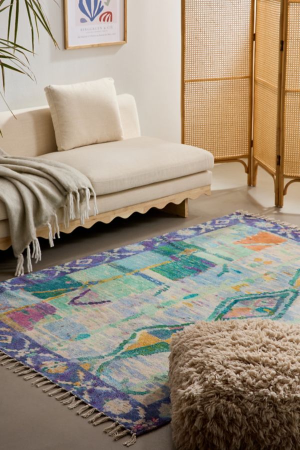 Slide View: 2: Paxi Chenille Printed Rug