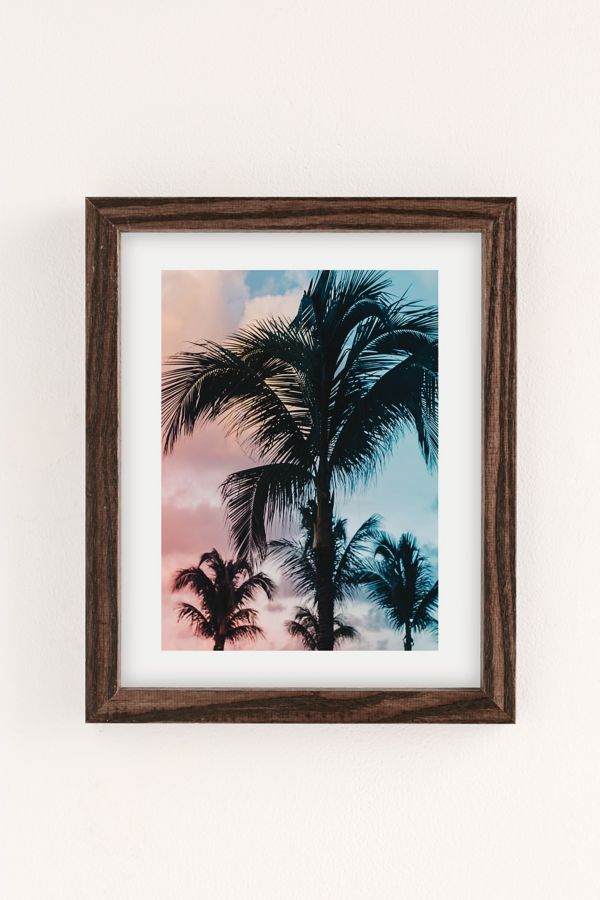 Slide View: 2: Monique Muse Palms Art Print