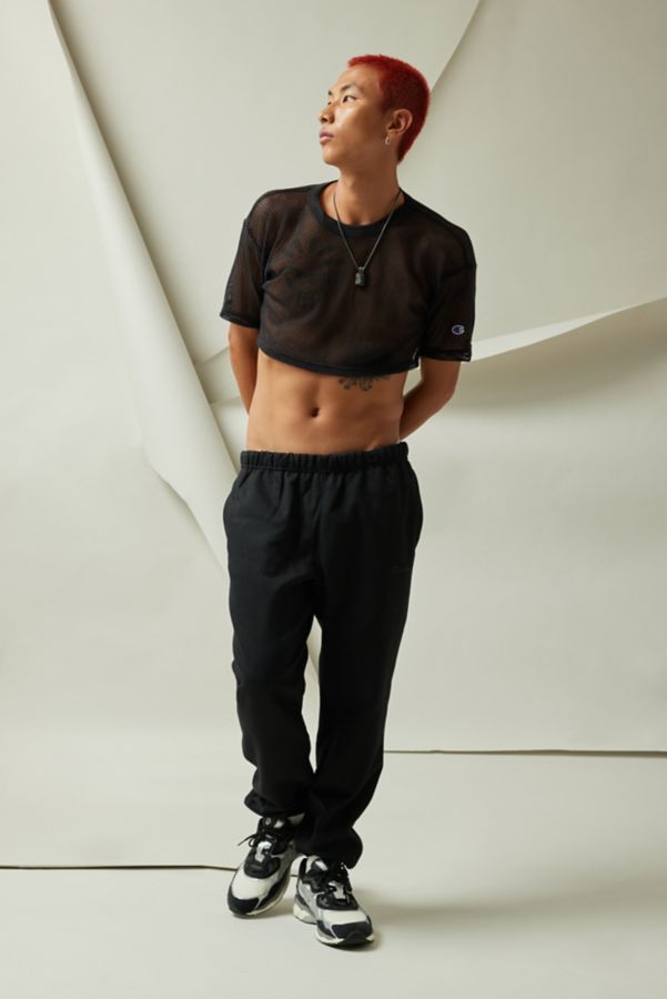 Slide View: 3: Champion UO Exclusive Mesh Cropped Tee