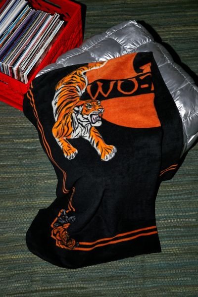 Slowtide Tiger Fleece Throw Blanket