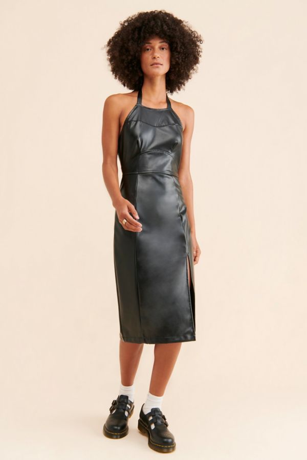 Slide View: 4: Lost + Wander Onyx Midi Dress