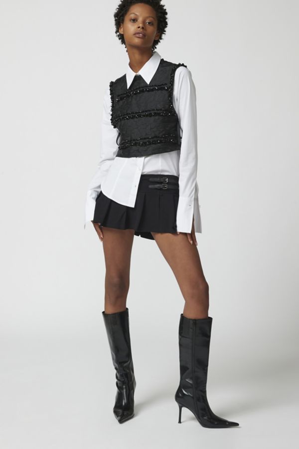 Slide View: 3: UO Pleated Kilt Micro Mini Skort