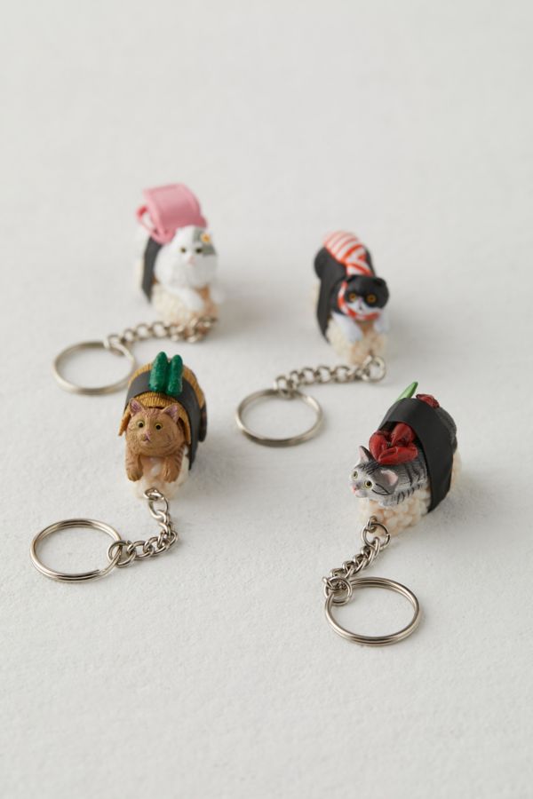 Slide View: 4: Sushi Cat Blind Box Keychain