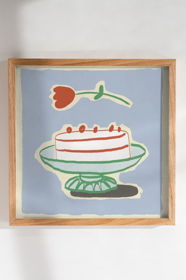 Slide View: 1: hiabbyhi Birthday Cake Art Print