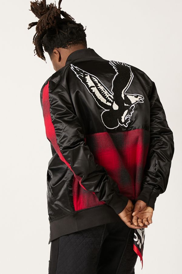 Slide View: 2: UO Summer Class ’22 Urban Renewal Remade North Carolina Central University Satin Jacket