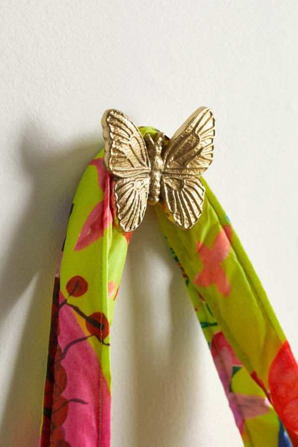 Slide View: 3: Butterfly Wall Hook