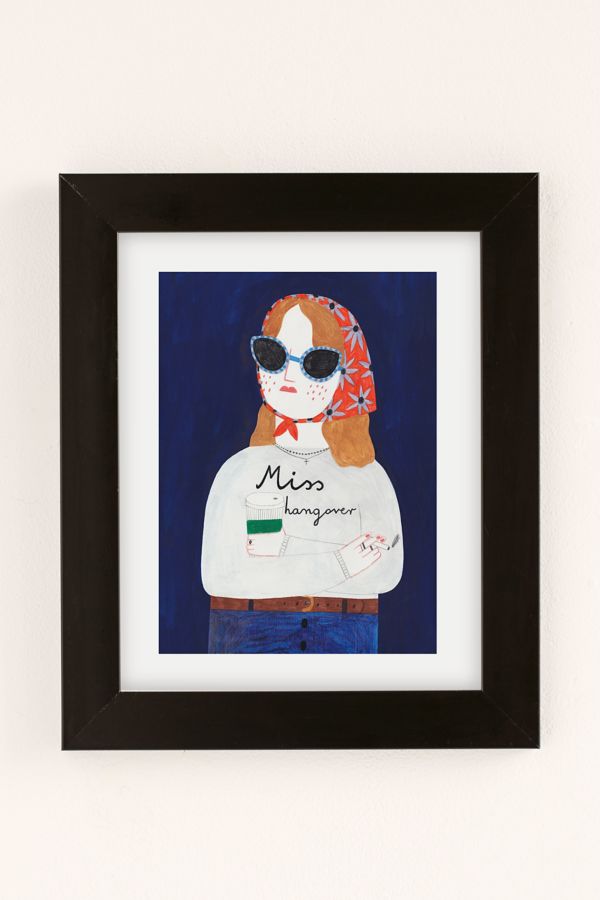 Slide View: 2: Daria Solak Miss Hangover Art Print