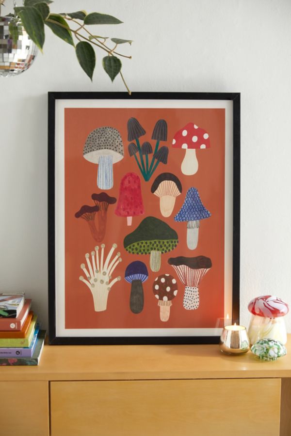 Slide View: 1: Daria Solak Shrooms Art Print