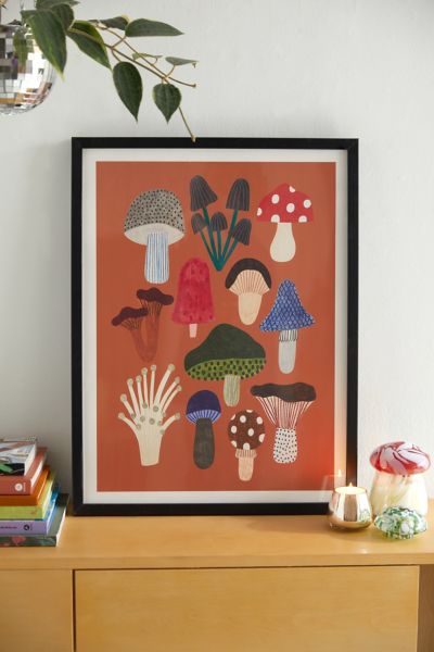 Daria Solak Shrooms Art Print