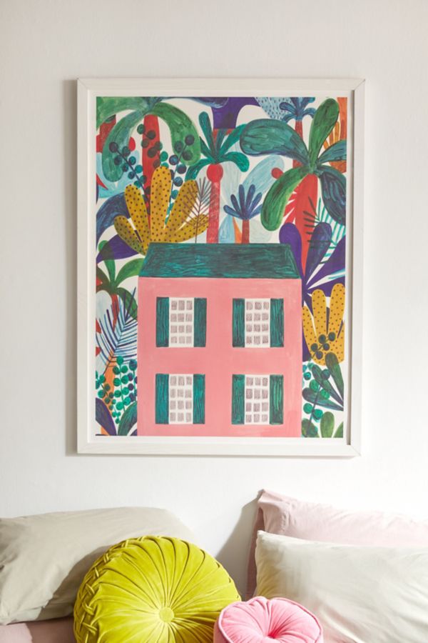 Slide View: 1: Daria Solak Jungle House Art Print