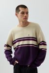 Thumbnail View 1: UO Shimmer Stripe Crew Neck Sweater