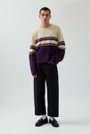 Thumbnail View 4: UO Shimmer Stripe Crew Neck Sweater