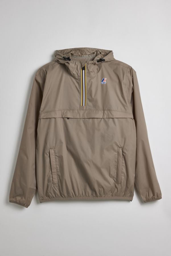 Slide View: 1: K-Way Le Vrai Leon 3.0 Half-Zip Windbreaker Jacket