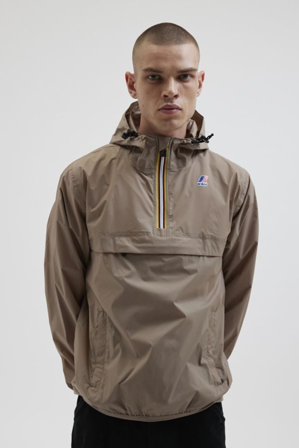 Slide View: 2: K-Way Le Vrai Leon 3.0 Half-Zip Windbreaker Jacket